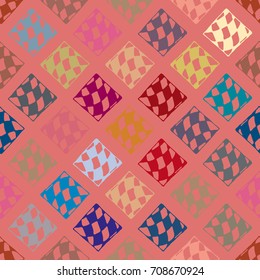 Abstract color seamless pattern for new background.