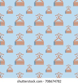 Abstract color seamless pattern for new background.