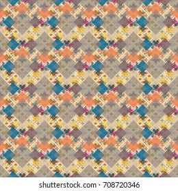 Abstract color seamless pattern for new background.
