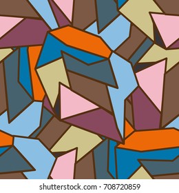 Abstract color seamless pattern for new background.