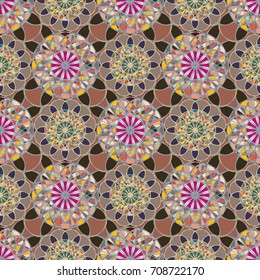 Abstract color seamless pattern for new background.