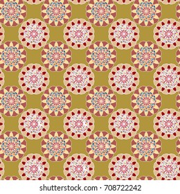 Abstract color seamless pattern for new background.