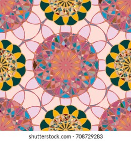Abstract color seamless pattern for new background.