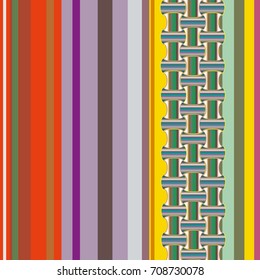 Abstract color seamless pattern for new background.