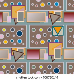 Abstract color seamless pattern for new background.