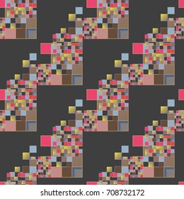 Abstract color seamless pattern for new background.