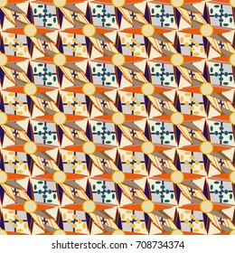 Abstract color seamless pattern for new background.