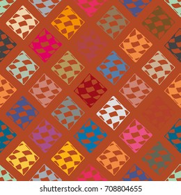 Abstract color seamless pattern for new background.