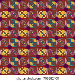 Abstract color seamless pattern for new background.