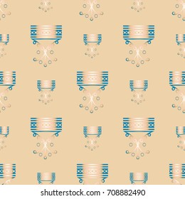Abstract color seamless pattern for new background.