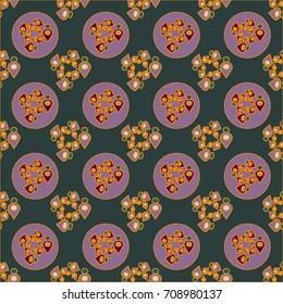 Abstract color seamless pattern for new background.