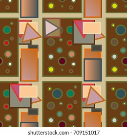 Abstract color seamless pattern for new background.