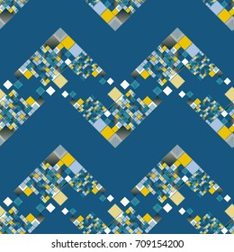 Abstract color seamless pattern for new background.