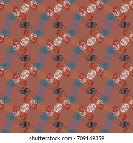 Abstract color seamless pattern for new background.