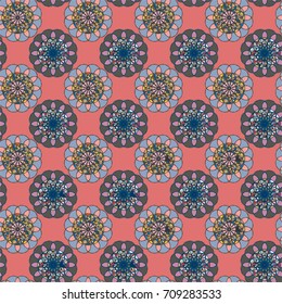 Abstract color seamless pattern for new background.
