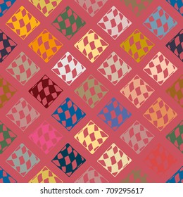 Abstract color seamless pattern for new background.