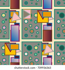 Abstract color seamless pattern for new background.