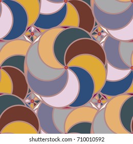 Abstract color seamless pattern for new background.