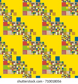 Abstract color seamless pattern for new background.