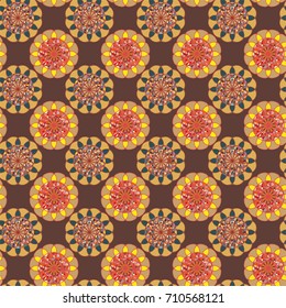 Abstract color seamless pattern for new background.