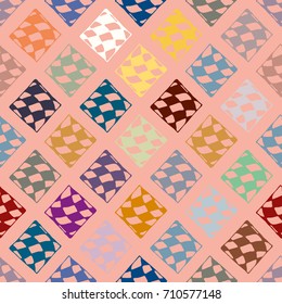Abstract color seamless pattern for new background.
