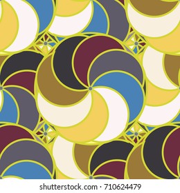 Abstract color seamless pattern for new background.