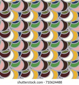Abstract color seamless pattern for new background.