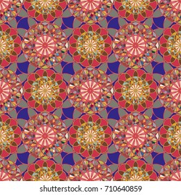 Abstract color seamless pattern for new background.