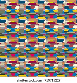 Abstract color seamless pattern for new background.