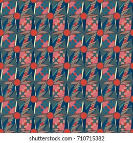 Abstract color seamless pattern for new background.