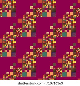 Abstract color seamless pattern for new background.