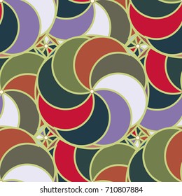 Abstract color seamless pattern for new background.