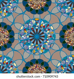 Abstract color seamless pattern for new background.