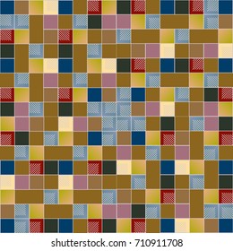 Abstract color seamless pattern for new background.