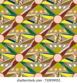 Abstract color seamless pattern for new background.