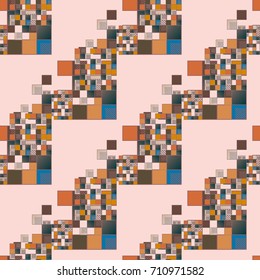 Abstract color seamless pattern for new background.