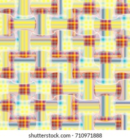 Abstract color seamless pattern for new background.