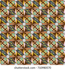 Abstract color seamless pattern for new background.
