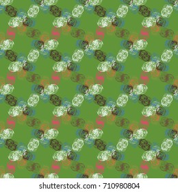 Abstract color seamless pattern for new background.