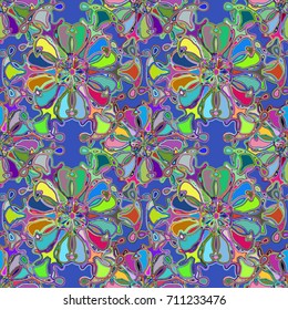 Abstract color seamless pattern for new background.