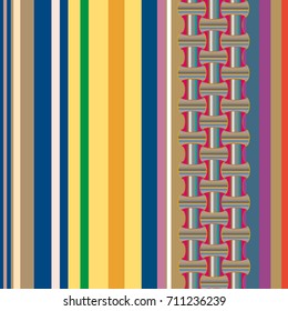 Abstract color seamless pattern for new background.