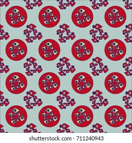 Abstract color seamless pattern for new background.