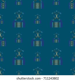Abstract color seamless pattern for new background.
