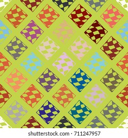Abstract color seamless pattern for new background.
