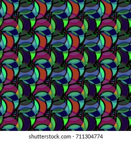Abstract color seamless pattern for new background.