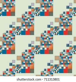 Abstract color seamless pattern for new background.