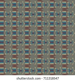 Abstract color seamless pattern for new background.
