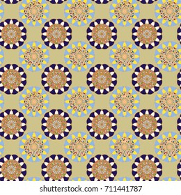 Abstract color seamless pattern for new background.