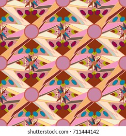 Abstract color seamless pattern for new background.
