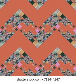 Abstract color seamless pattern for new background.